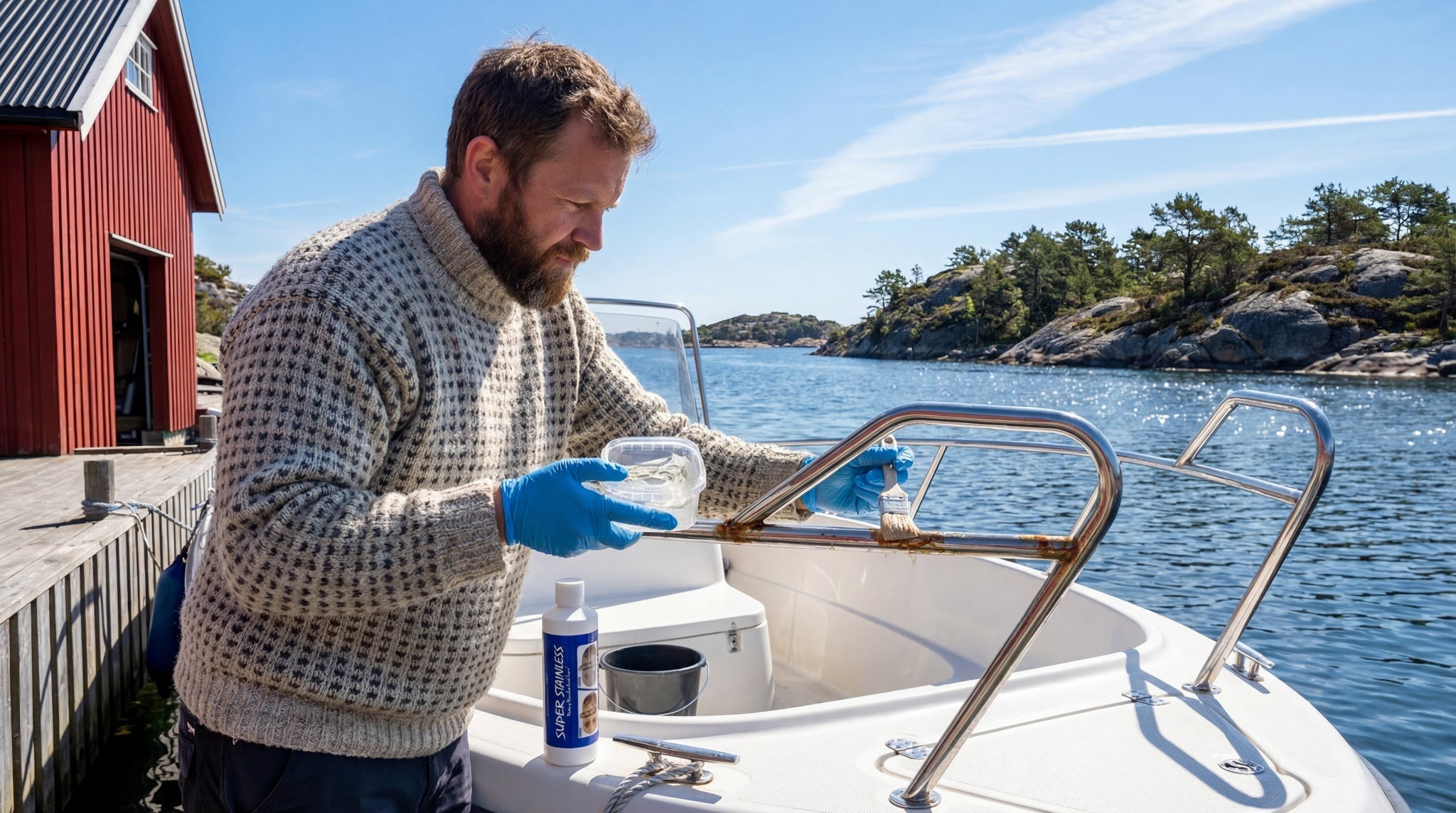 Rustfritt stål er ikke vedlikeholdsfritt – slik får du det pent igjen