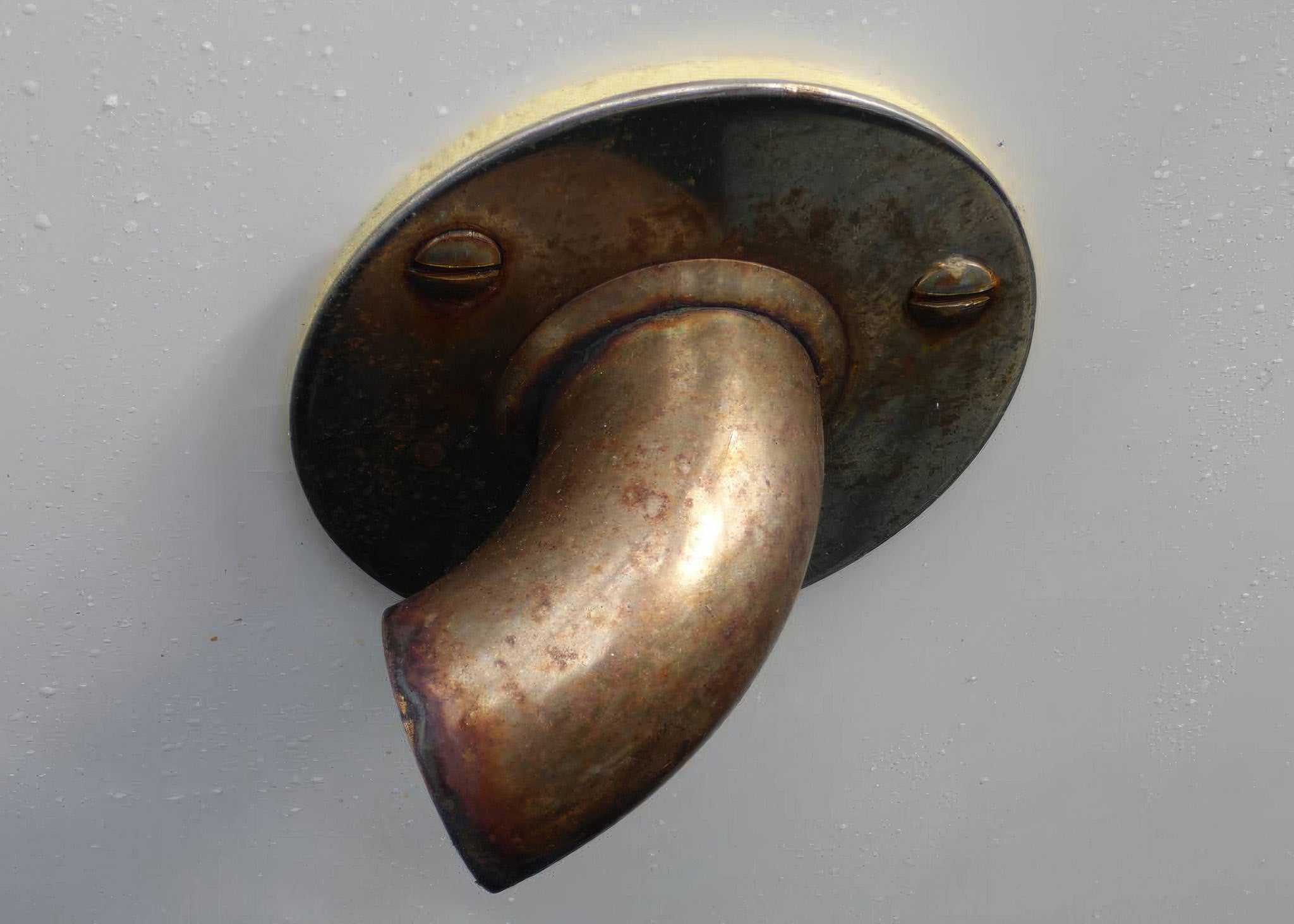 Rustfritt stål før behandling med Super Stainless