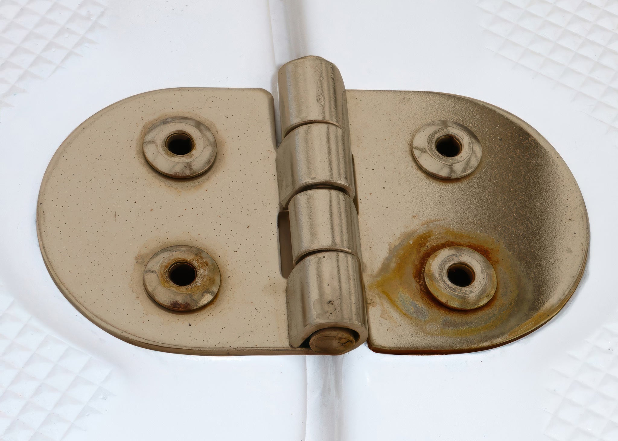 Rustfritt stål før behandling med Super Stainless