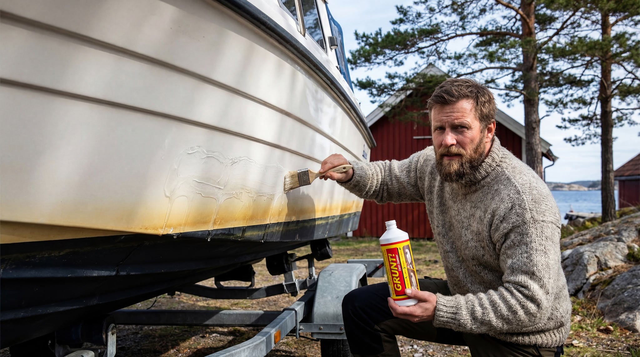 GRUNT! rengjøringsmiddel for gelcoat og båtoverflater