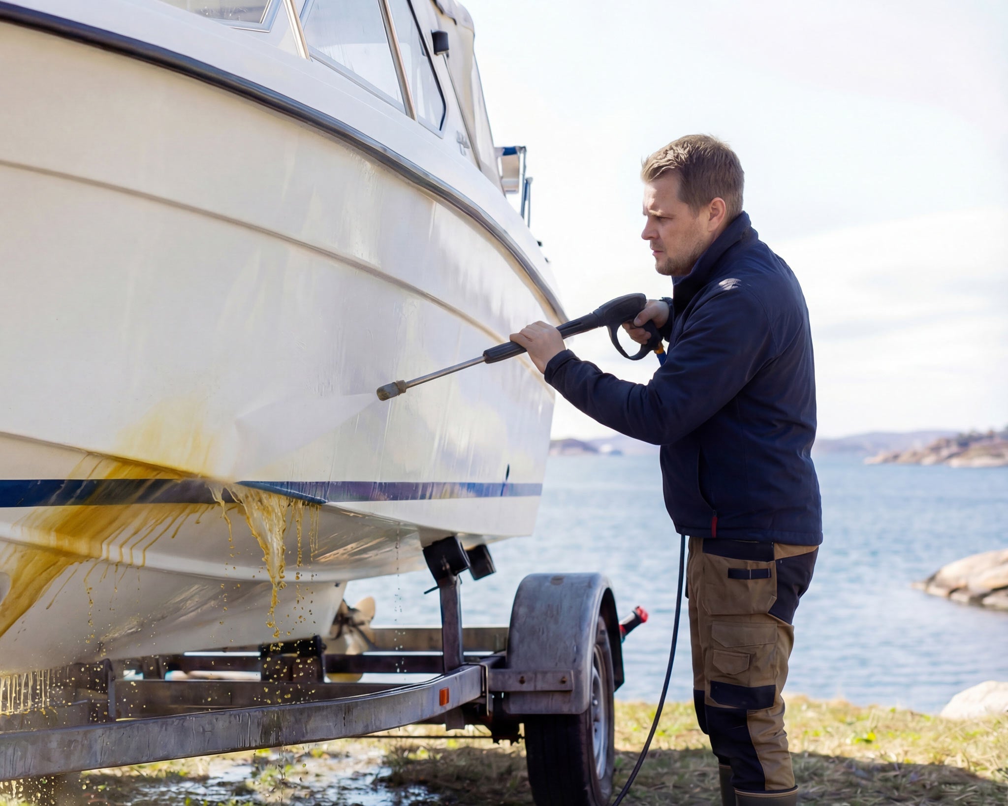 GRUNT! fjerner gulning og misfarging på gelcoat