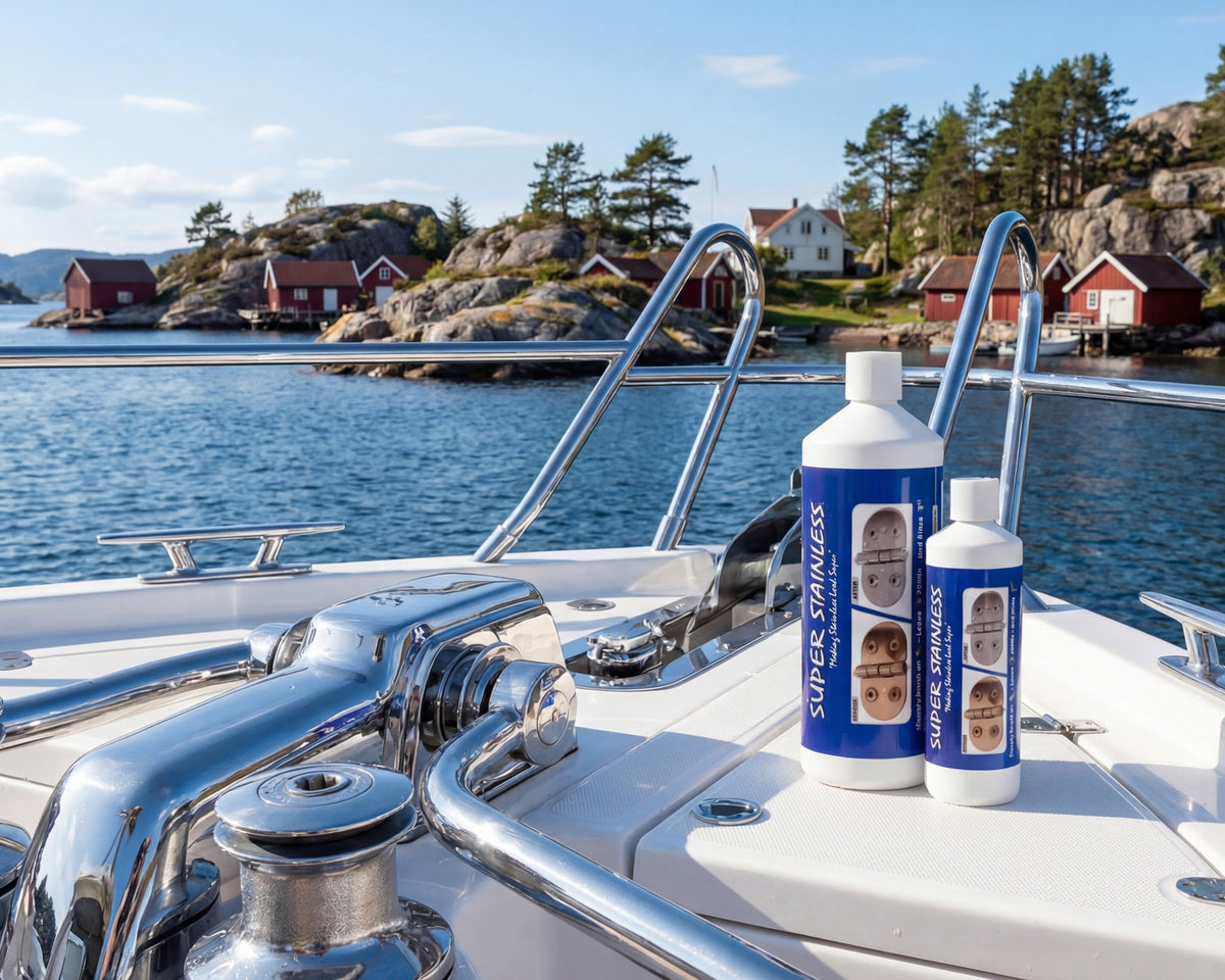 Super Stainless for polering og vedlikehold av rustfritt stål