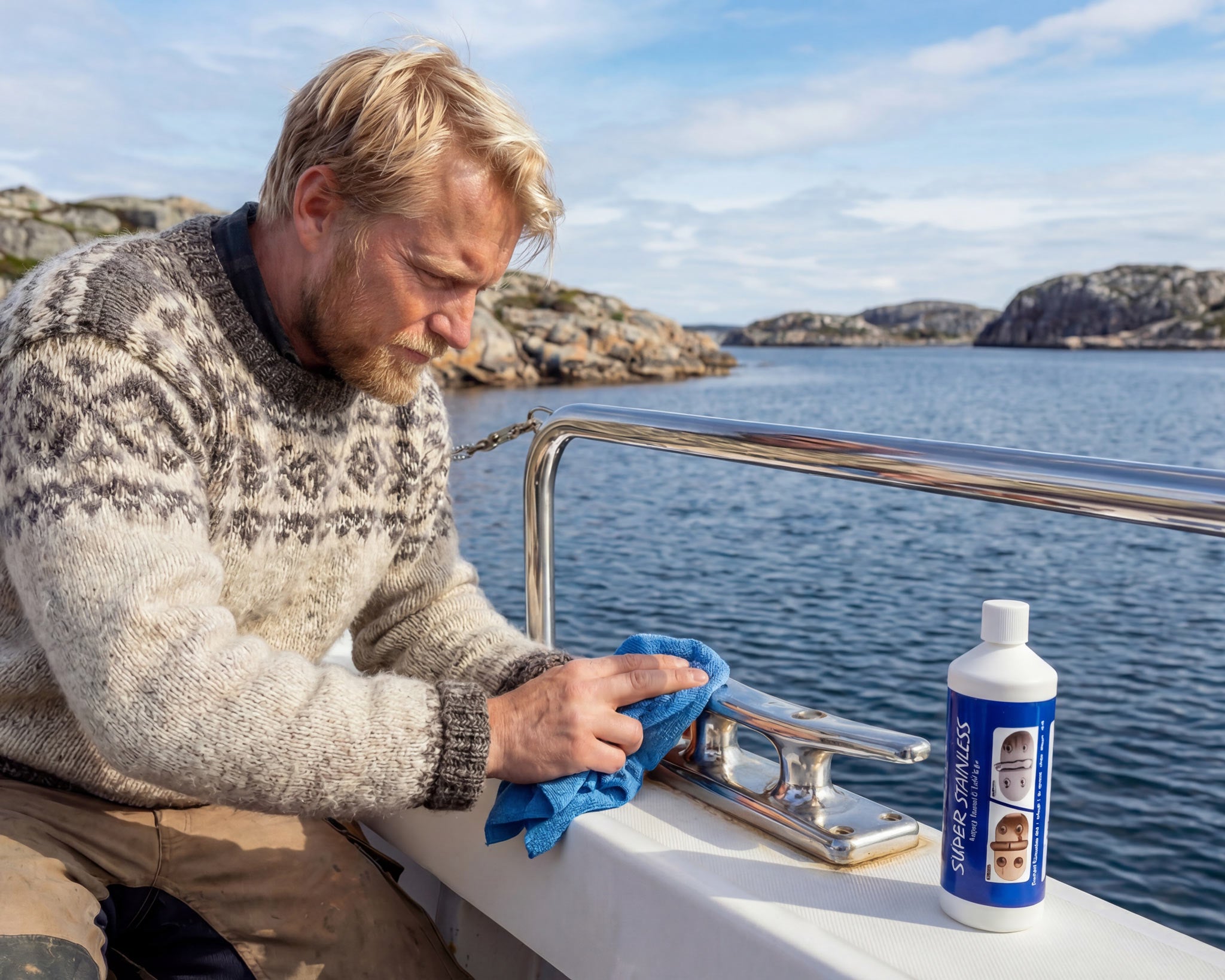 Super Stainless for polering og vedlikehold av rustfritt stål