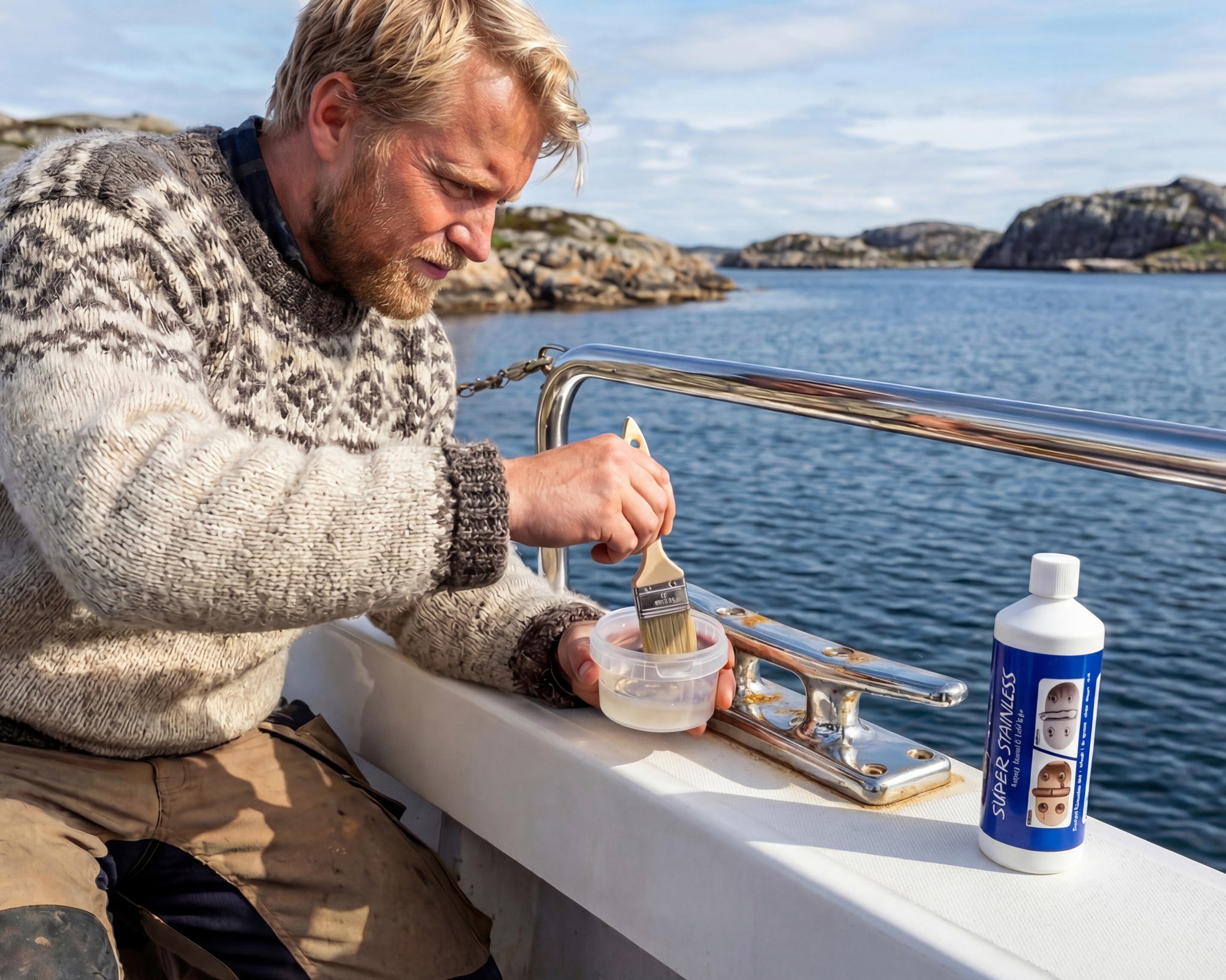 Super Stainless for polering og vedlikehold av rustfritt stål