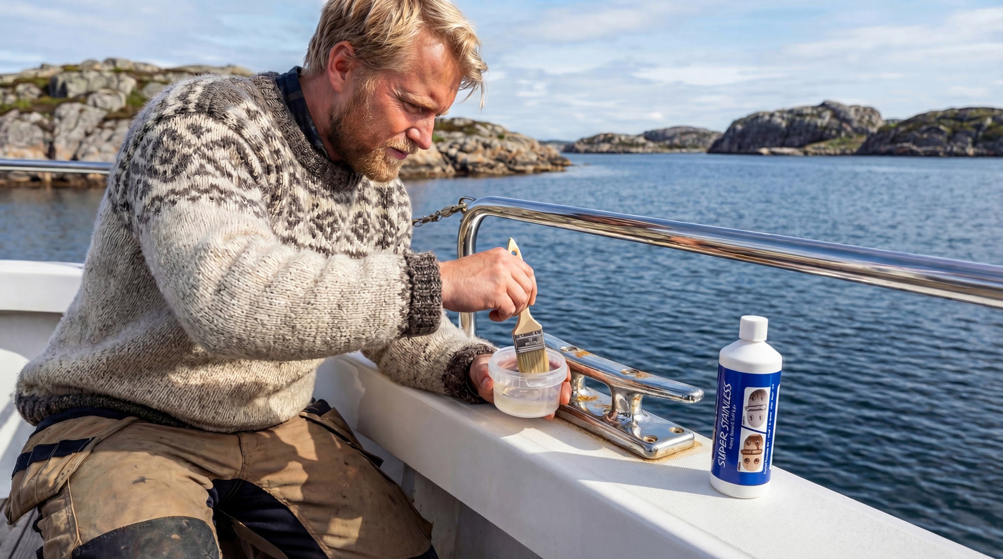 Super Stainless for polering og vedlikehold av rustfritt stål