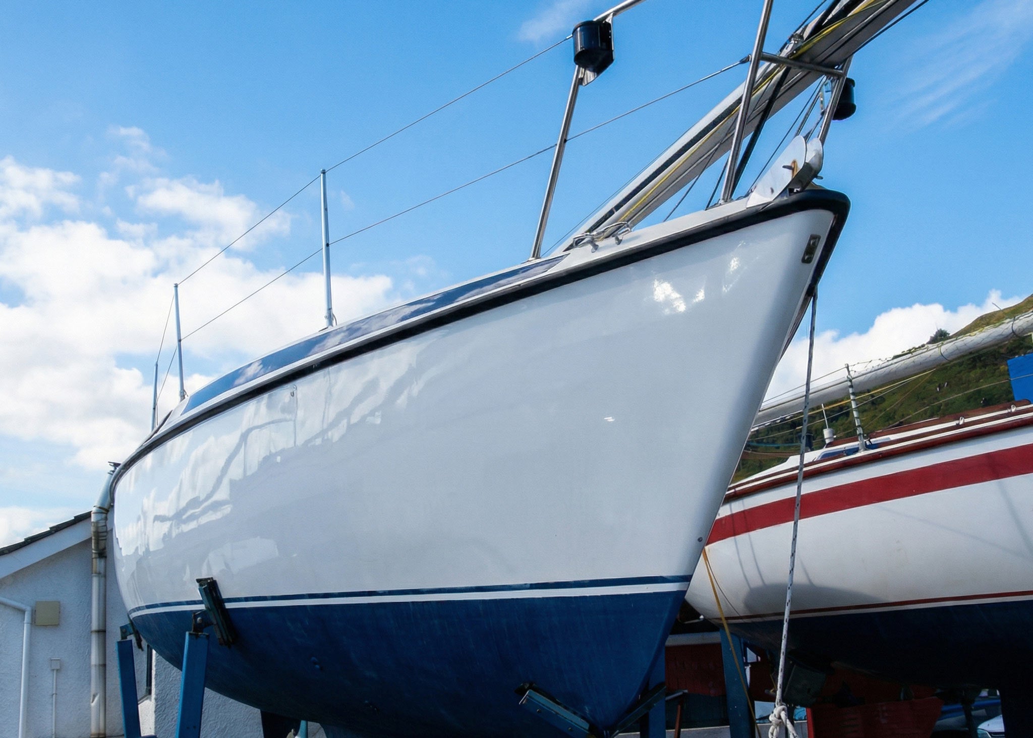 Gelcoat etter rengjøring med GRUNT!