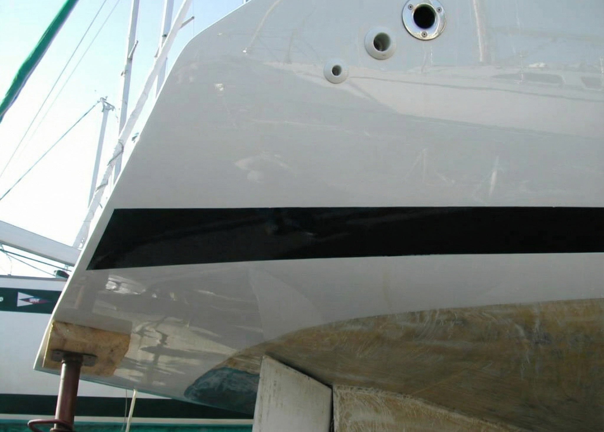 Gelcoat etter rengjøring med GRUNT!